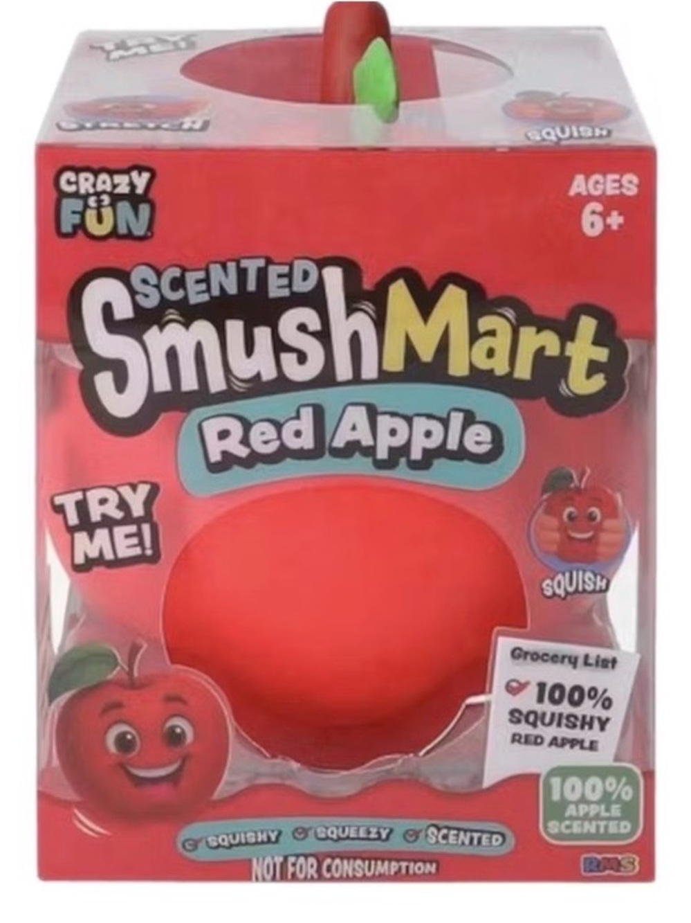 SmushMart Red Apple Scented Squishy Toy